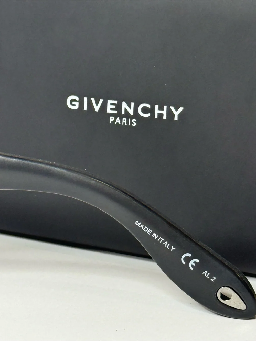 Givenchy Paris 7016/S Oversized Black Square Sunglasses with Dark Lenses